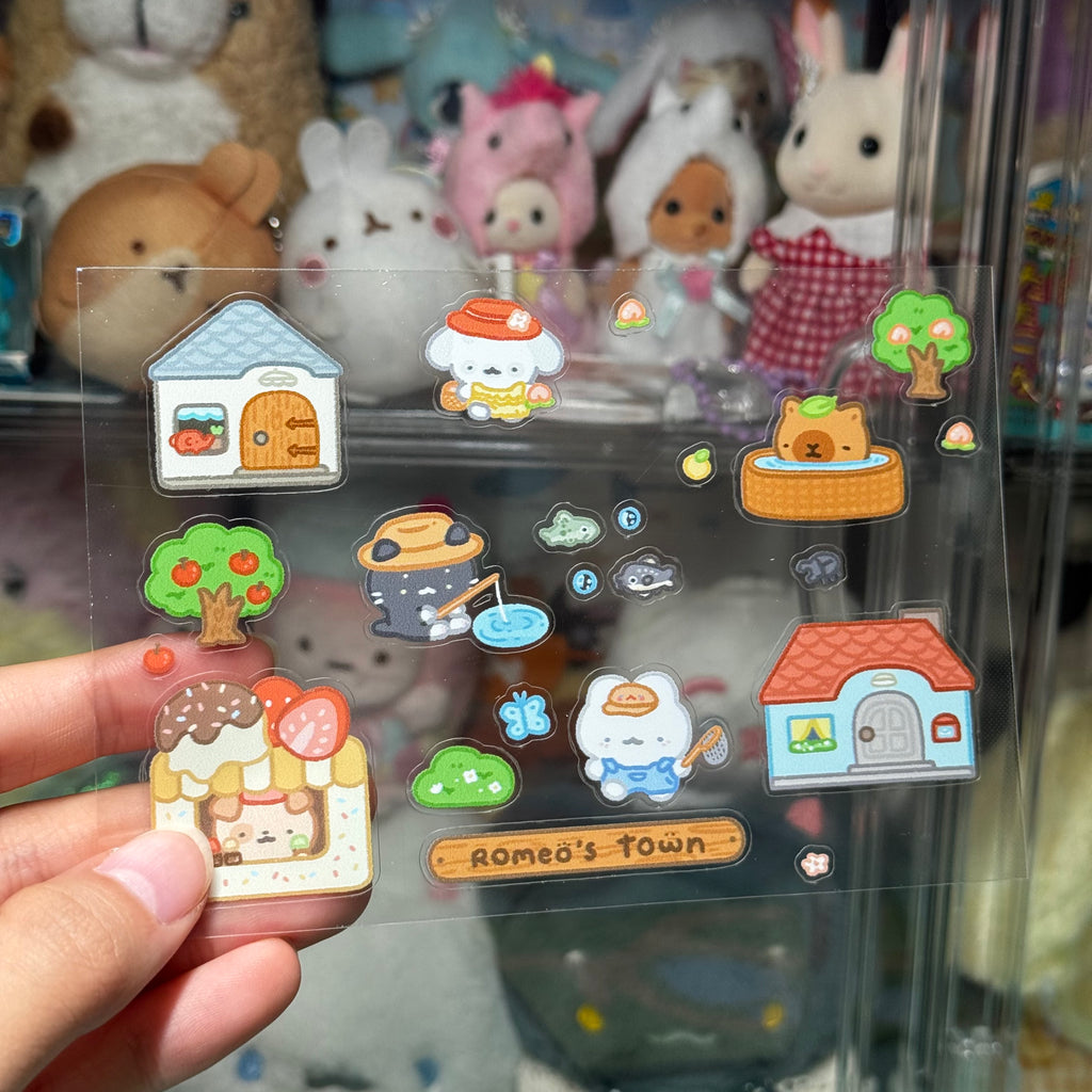 Romeo's Town Sticker Sheet 🏡