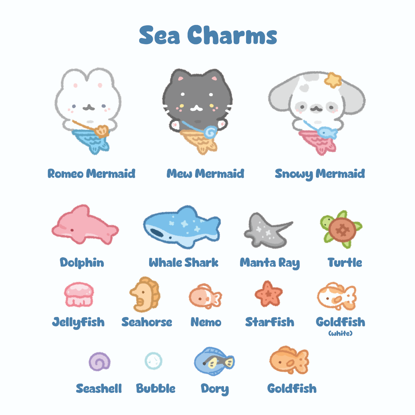 D.I.Y. Fish Charms 𓆝 ⋆.