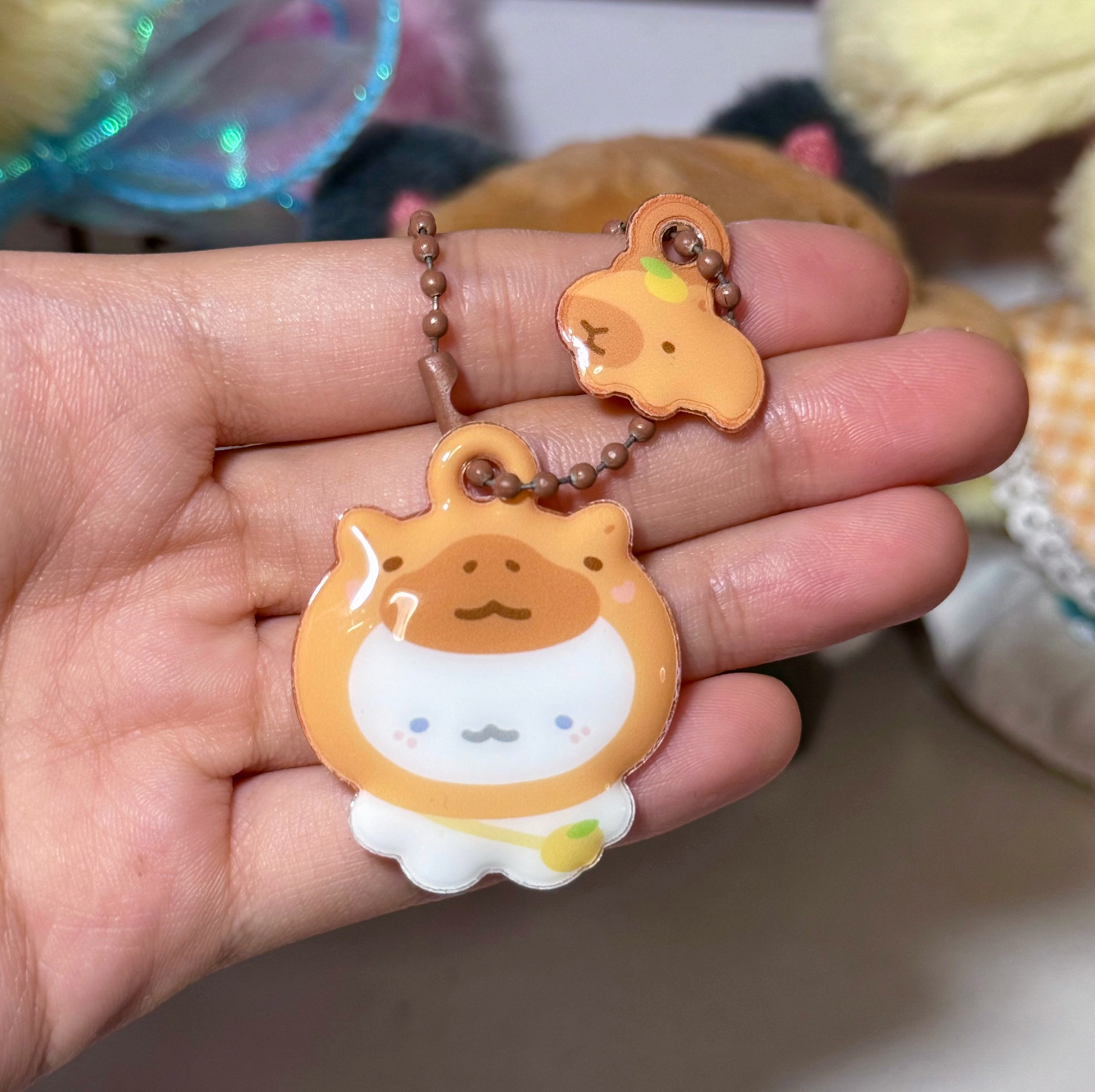 Capy Romeo Puffy Keyring