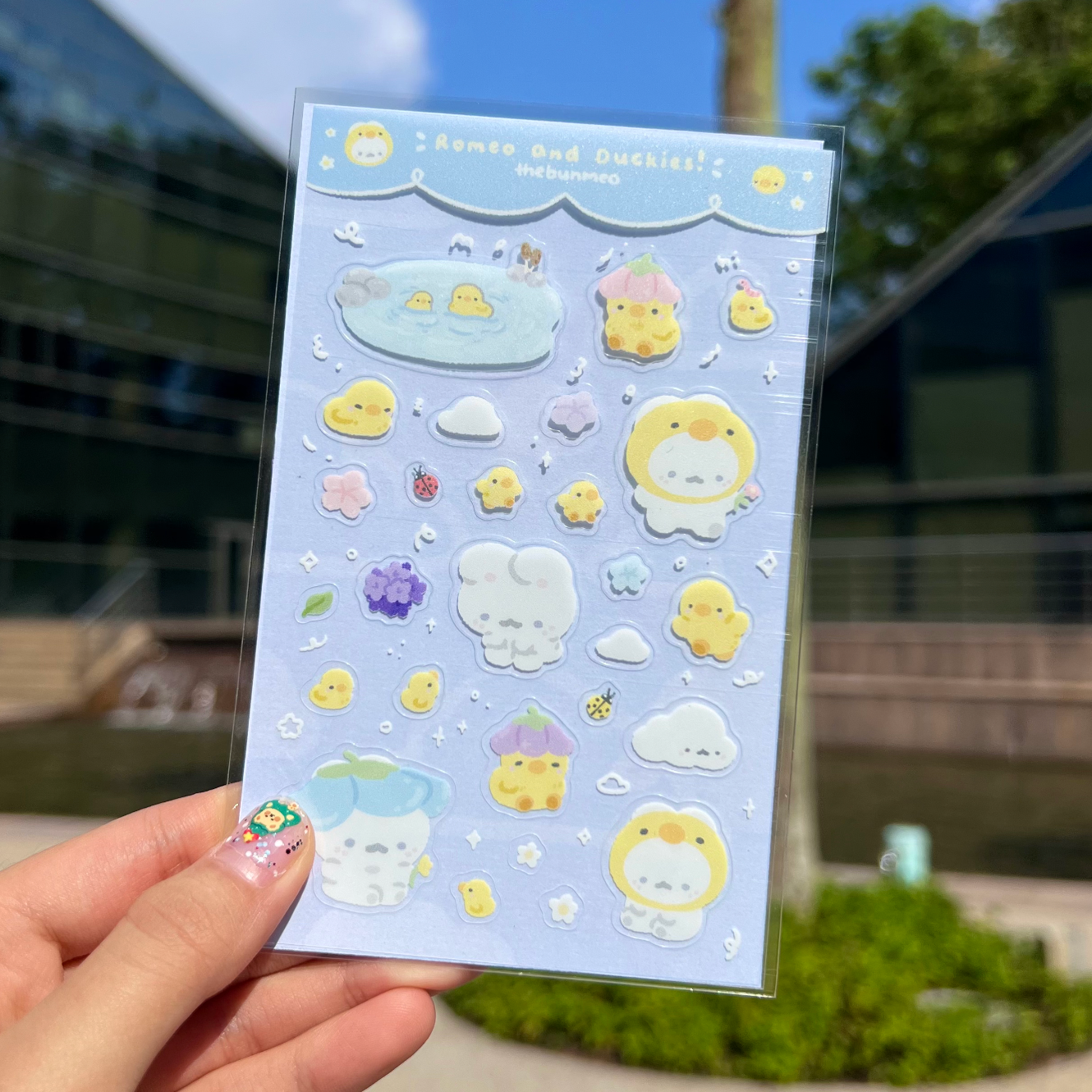 Romeo and Duckies Sticker Sheet