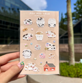 Moo Moo Land Sticker Sheet 🐮☁️