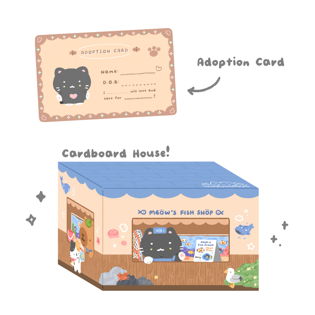 Mewmew Plush Set