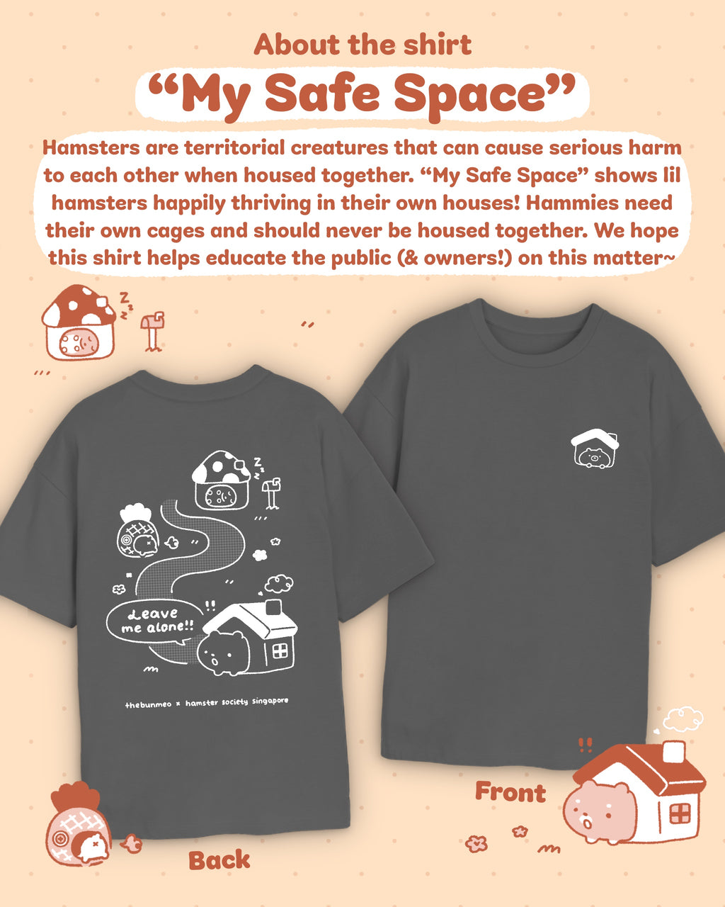 "My Safe Space" Oversized T-Shirt