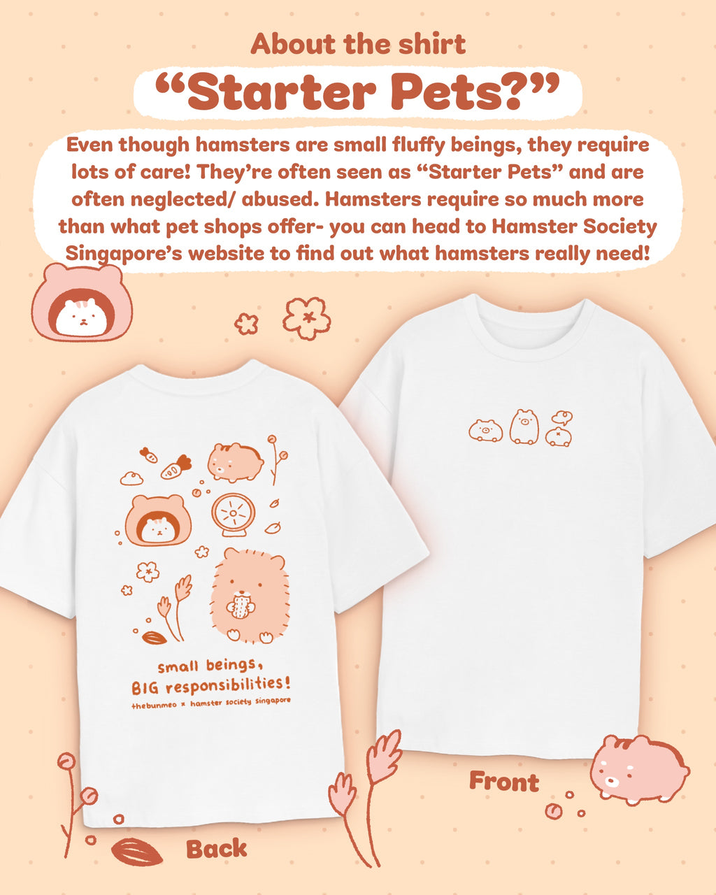 "Starter Pets?" Oversized T-Shirt