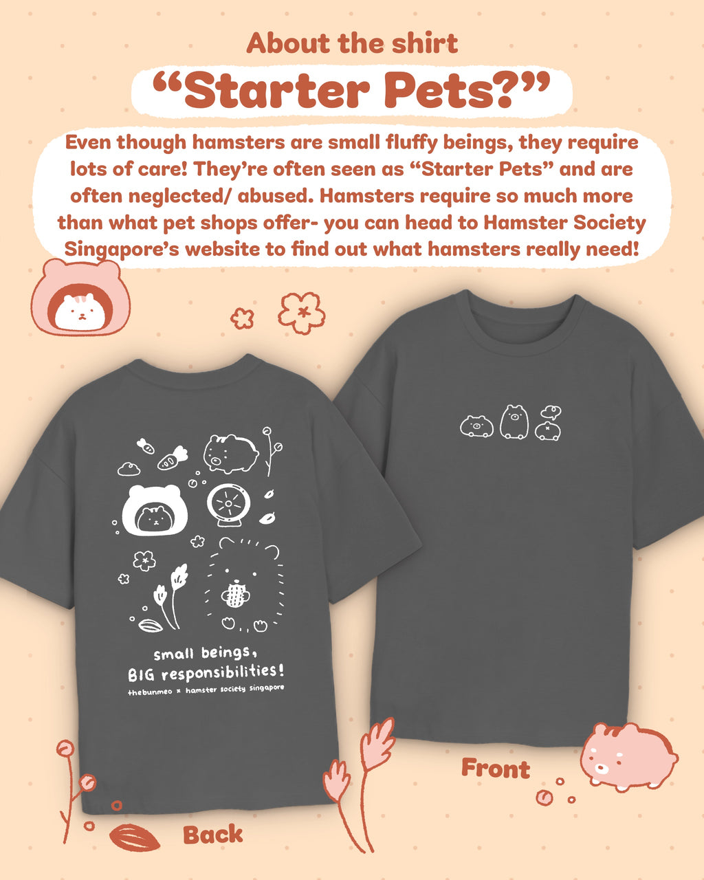 "Starter Pets?" Oversized T-Shirt