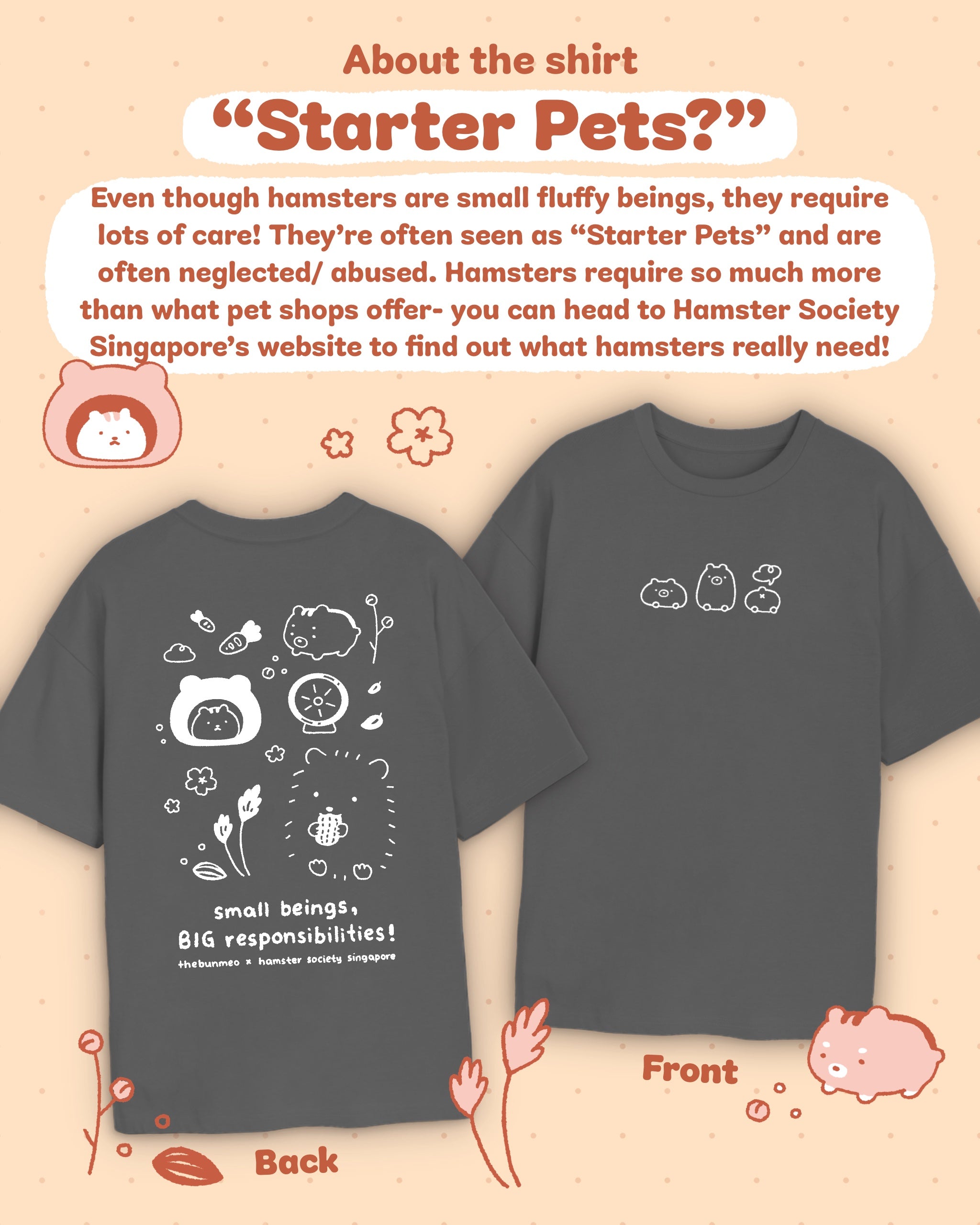 "Starter Pets?" Oversized T-Shirt